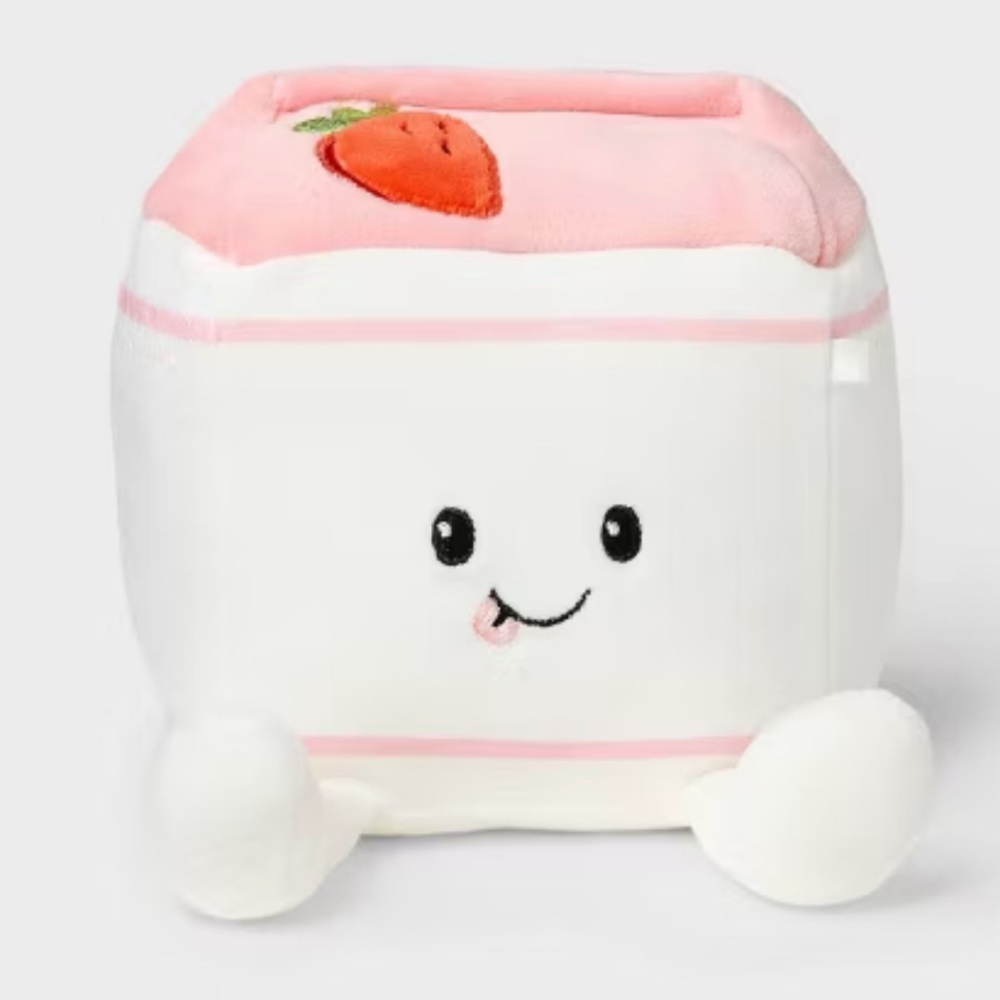 Last One! 6" Stawberry Milk Plush - Gigglescape